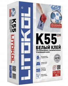 Купить Клей для мозаики Litokol Litoplus K55 25 кг оптом в Москве от производителя