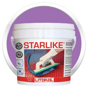 Купить Литокол Starlike Эпоксидная затирка С.370 Ciclamino (Цикламен) 2,5кг оптом в Москве от производителя