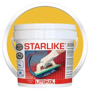 Купить Литокол Starlike Эпоксидная затирка С.430 Limone (Лимонный) 5кг оптом в Москве от производителя