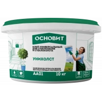Купить ОСНОВИТ УНИХОЛСТ AA01 Клей для стеклообоев, 10кг оптом в Москве от производителя