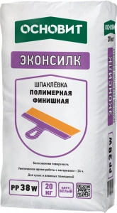 Купить Шпатлевка полимерная Основит Эконсилк PP38  W, 5 кг оптом в Москве от производителя