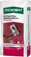 Купить Штукатурка декоративная Основит Экстервэлл OS-2,0 GS «Шуба» Серая, 25 кг оптом в Москве от производителя