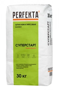 Купить Перфекта «Суперстарт» Шпаклевка Гипсовая базовая, 30 кг оптом в Москве от производителя