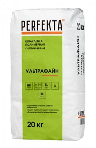Купить Шпаклевка полимерная суперфинишная Перфекта «Ультрафайн» , 20 кг оптом в Москве от производителя