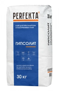 Купить Монтажный клей Перфекта Гипсолит, 30 кг оптом в Москве от производителя