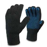 Купить Перчатки полушерсятные ПВХ точка оптом в Москве от производителя