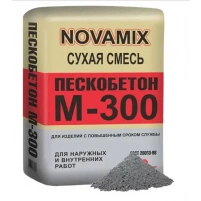 Купить Пескобетон М-300  50 кг NOVAMIX оптом в Москве от производителя