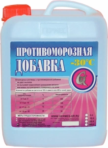 Купить Противоморозная добавка  10 л -30 гр. Гермес оптом в Москве от производителя