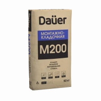 Купить Смесь М-200 (Монтажно-кладочная) 50 кг DAUER оптом в Москве от производителя