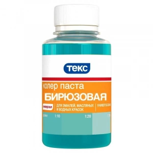 Купить Колер-паста Текс Универсал №19 бирюзовая 0,5 л оптом в Москве от производителя