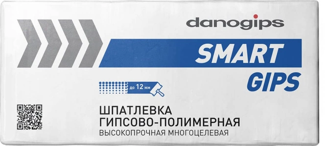 Купить DANOGIPS SmartGips шпатлевка гипсополимерная 19 кг (48шт/под) оптом в Москве от производителя