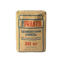 Купить Цемент Bergauf Praktik М-100, мешок 30 кг, серый оптом в Москве от производителя