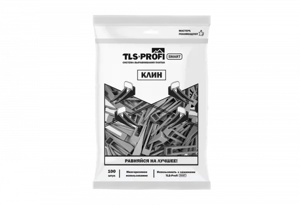 Купить СВП ТЛС-ПРОФИ Клинья для зажимов «Флажок» 100 шт оптом в Москве от производителя