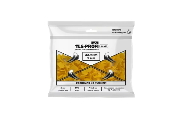 Купить СВП ТЛС-ПРОФИ СМАРТ Зажим «Флажок» 1 мм 100 шт оптом в Москве от производителя