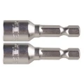 Купить 26392-08-02 Биты ЗУБР «МАСТЕР» с торцовой головкой,магнитные, Cr-V, тип хвостовика E 1/4»,8х45мм,2шт оптом в Москве от производителя