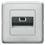 Купить 773638 Розетка RJ11, телефон 1выход  Cariva белый оптом в Москве от производителя