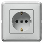 Купить 773658 Выключатель 2клавишный Cariva белый оптом в Москве от производителя