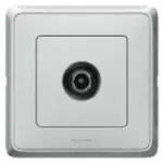 Купить 773678 Розетка TV простая звезда Cariva белый оптом в Москве от производителя