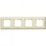 Купить 773754 Рамка 4 поста Cariva сл. кость оптом в Москве от производителя
