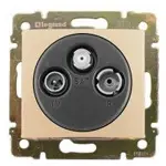 Купить 774335 Розетка TV-FM-SAT 1.5dB звезда СЛНК VLN оптом в Москве от производителя