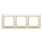 Купить 774353 Рамка горизонтальная 3поста Valena сл.кость оптом в Москве от производителя