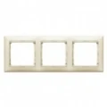 Купить 774353 Рамка горизонтальная 3поста Valena сл.кость оптом в Москве от производителя