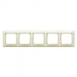 Купить 774355 Рамка горизонтальная 5пост Valena сл.кость оптом в Москве от производителя