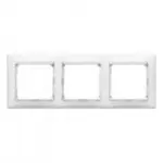 Купить 774453 Рамка горизонтальная 3поста Valena белый оптом в Москве от производителя
