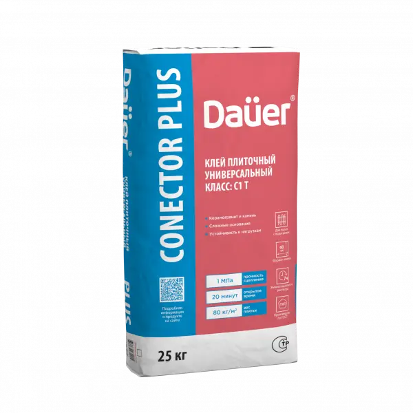 Купить Dauer CONECTOR HOME PLUS Клей плиточный Универсальный 25 кг оптом в Москве от производителя