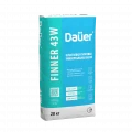 Купить Dauer Finner 43W W Шпатлевка гипсовая выравнивающая белая 20 кг оптом в Москве от производителя