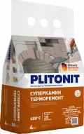Купить PLITONIT СуперКамин ТермоРемонт термостойкий раствор для ремонта печей и каминов 4 кг (224шт/подд.) оптом в Москве от производителя