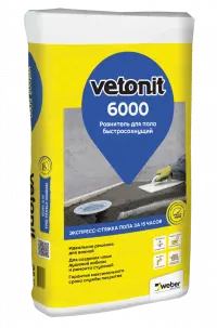 Купить Супербыстротвердеющий ровнитель для пола ВЕТОНИТ 6000, 25 кг оптом в Москве от производителя