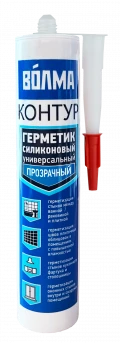 Купить ВОЛМА Контур Герметик силиконовый универсальный  290мл прозрачный оптом в Москве от производителя