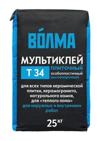Купить Клей плиточный Волма МультиКлей универсальный, 25 кг оптом в Москве от производителя