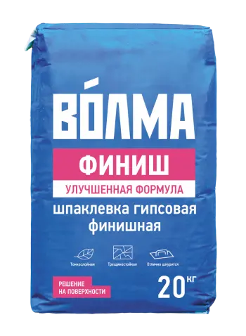 Купить Шпаклевка гипсовая финишная Волма Финиш, 20 кг оптом в Москве от производителя