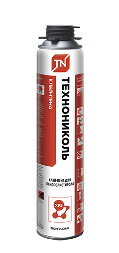 Купить Клей-пена ТЕХНОНИКОЛЬ PROFESSIONAL для пенополистирола (1000мл) оптом в Москве от производителя