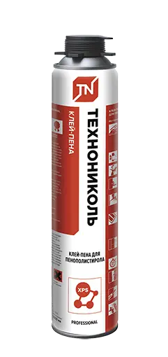 Купить Клей-пена ТЕХНОНИКОЛЬ PROFESSIONAL для пенополистирола (1000мл) оптом в Москве от производителя