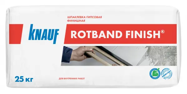 Купить Шпаклевка гипсовая КНАУФ Ротбанд-Финиш, 25 кг оптом в Москве от производителя