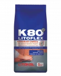Купить Клей для плитки Litokol Litoflex K80 Серый 5 кг оптом в Москве от производителя