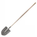 Купить Лопата штыковая рельсовая сталь с деревянным черенком оптом в Москве от производителя