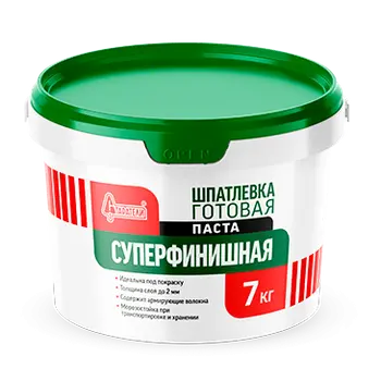 Купить Шпаклевка готовая суперфинишная Старатели, 7 кг оптом в Москве от производителя