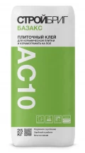 Купить Клей плиточный Стройбриг Базакс  АС-10, 25 кг оптом в Москве от производителя