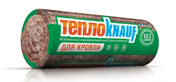 Купить ТЕПЛОКНАУФ для КРОВЛИ Термо Ролл 037 (150х1220х5500) (6,7м2=1,007м3) оптом в Москве от производителя
