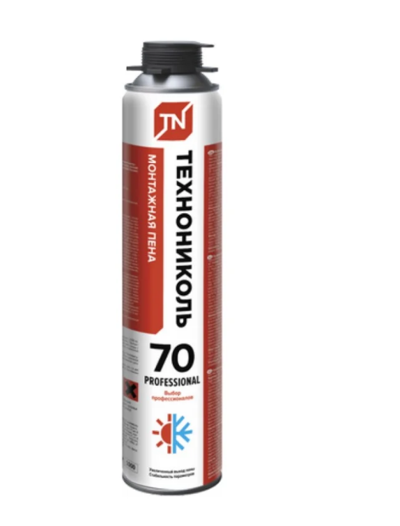 Купить Технониколь Пена монтажная 70 PROFESSIONAL всесезонная TN528369 оптом в Москве от производителя