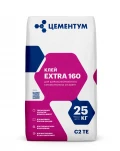 Купить ЦЕМЕНТУМ Клей для плитки Extra 160, С2ТЕ  25 кг (56шт/под) оптом в Москве от производителя