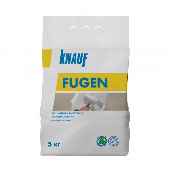 Купить Шпаклевка гипсовая КНАУФ-Фуген, 5 кг оптом в Москве от производителя