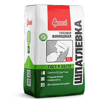 Купить Шпаклевка финишная  Гипсовая Старатели, 12 кг оптом в Москве от производителя