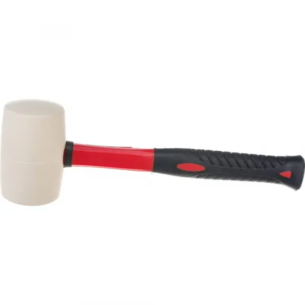 Купить БИБЕР 85418 Киянка белая с фиберглассовой ручкой 65мм (0,9кг) (6/24) оптом в Москве от производителя