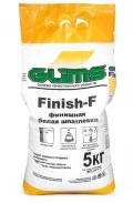 Купить Шпаклевка цементная белая GLIMS-Finish-F для фасадных работ, 5 кг оптом в Москве от производителя