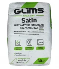 Купить Штукатурка гипсовая GLIMS-SatiN облегченная с перлитом, 30 кг оптом в Москве от производителя